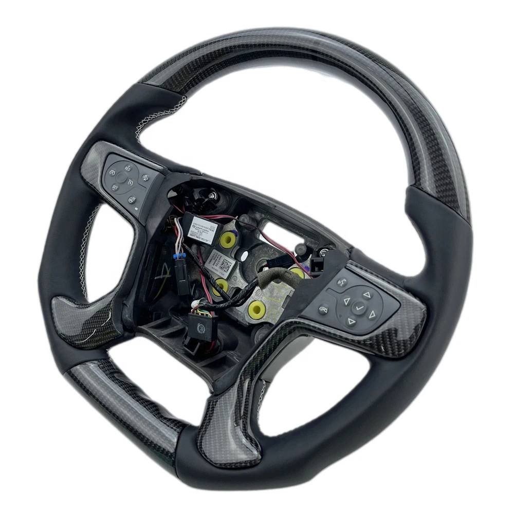 Real carbon fiber steering wheel For Chevrolet Silverado Custom Car Steering Wheel