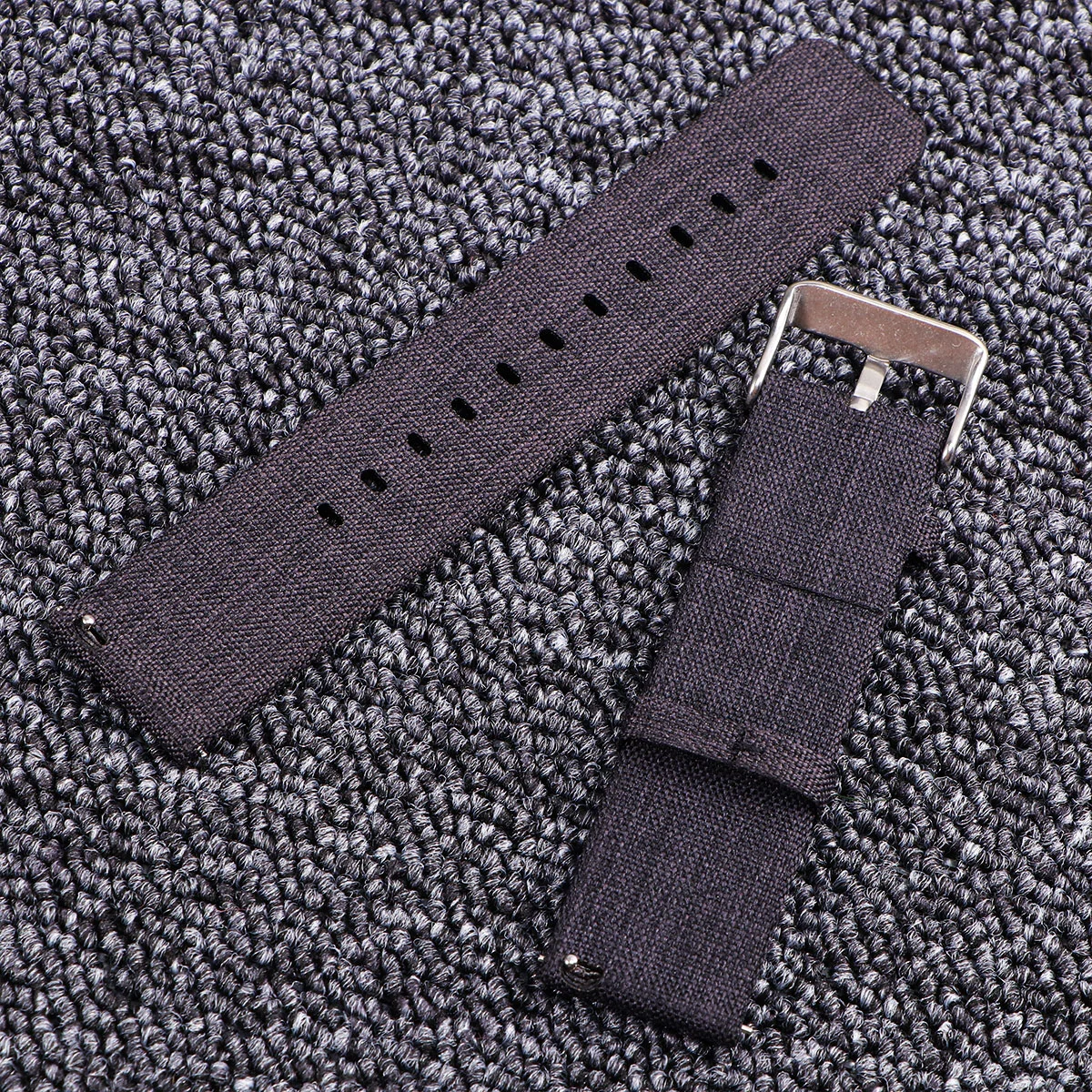 22 Mm Smart Watch Bands Replacement Strap Pearlescent Canvas Wristband Accessories Women's Miss