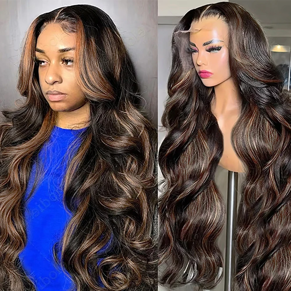

Body Wave FB 30 13x4 13x6 HD Frontal Lace Pre plucked Colored Frontal Wig HD Transparent Lace Human Hair Wig 200 Density 46 Inch