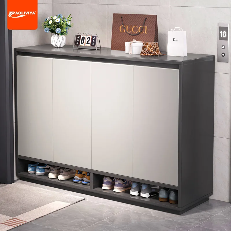 AOLIVIYA Shoe Cabinet Household Entrance Corridor Outdoor Aisle Elevator Entrance Large Capacity 2023 New Popular Storage Cabine