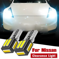 2x W5W T10 LED Clearance Light For Nissan 350Z 370Z Cube GTR Juke Leaf Note Pathfinder R51 R52 Tiida X-Trail T30 T31 Qashqai J10