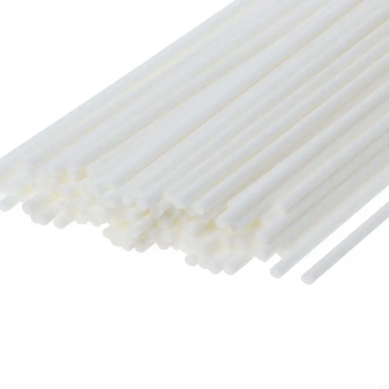 J6PE 100pcs 3mm Rattan Sticks para banheiros casa Difusor fragrâncias