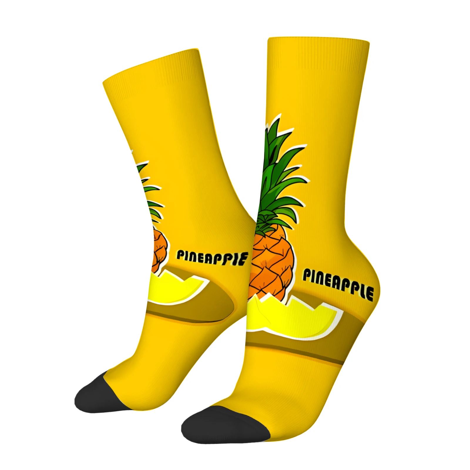 

Унисекс носки с ретро-принтом тропических растений, винтажные повседневные хлопковые длинные носки, модные носки на каждый день