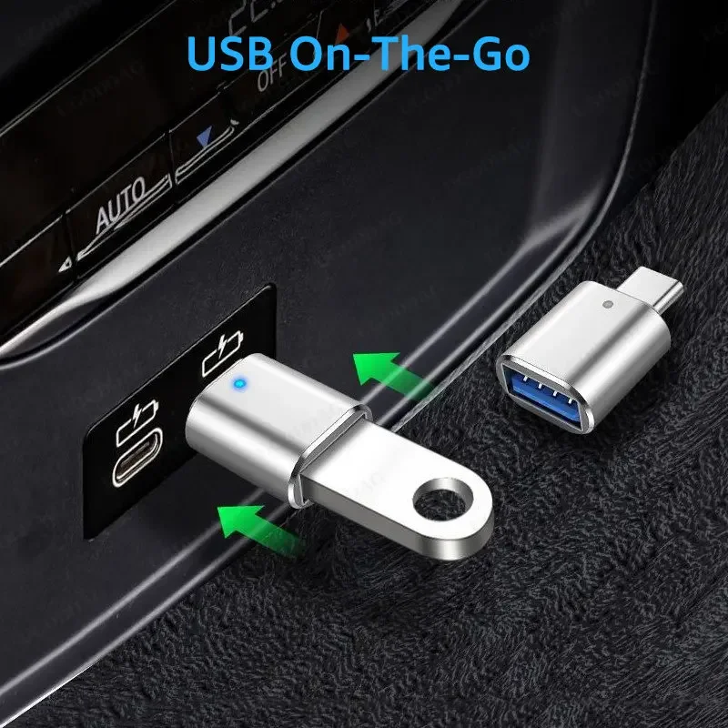 Adaptador OTG tipo C USB C a USB3.0 OTG, conector tipo C OTG, adaptador para Macbook Pro, Xiaomi, Huawei, lector de unidad Flash