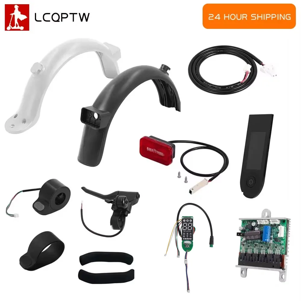 

Scooter Various Parts for Xiaomi Mi3 Lite Front and Rear Fender Brake Lever Taillight Throttle Finger Dial Cover Dashboard Cover