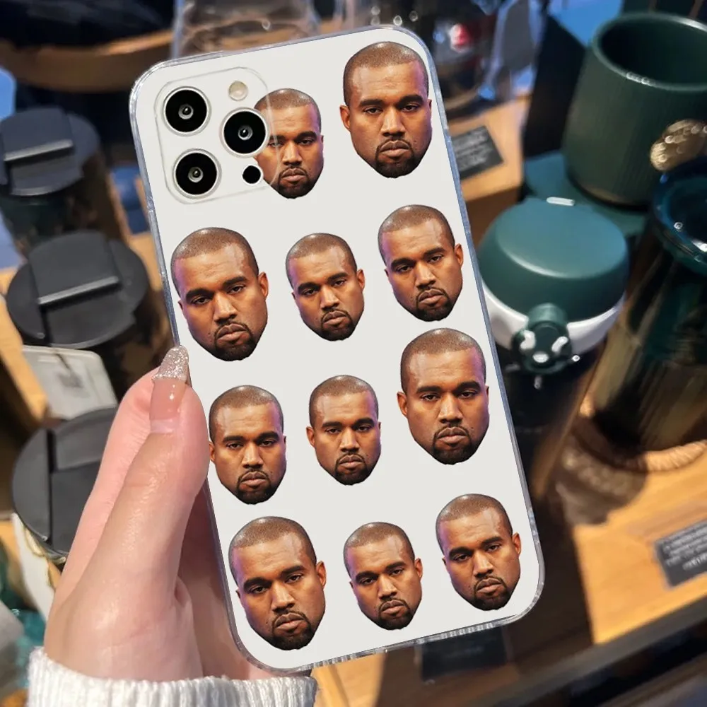 Funny Kanye West Ye Phone Case For iPhone Apple 15,14,13,12,Mini,11,Pro,Max,Plus,X,XR,XS,8,SE,2020,Plus Transparent Cover