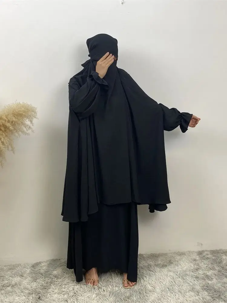 Eid Kaftan Modest Khimar Abaya Dubai Islam Muslim Modal Jersey Hijab Dresses For Women Niqab Kebaya Caftan Robe Femme Musulmane