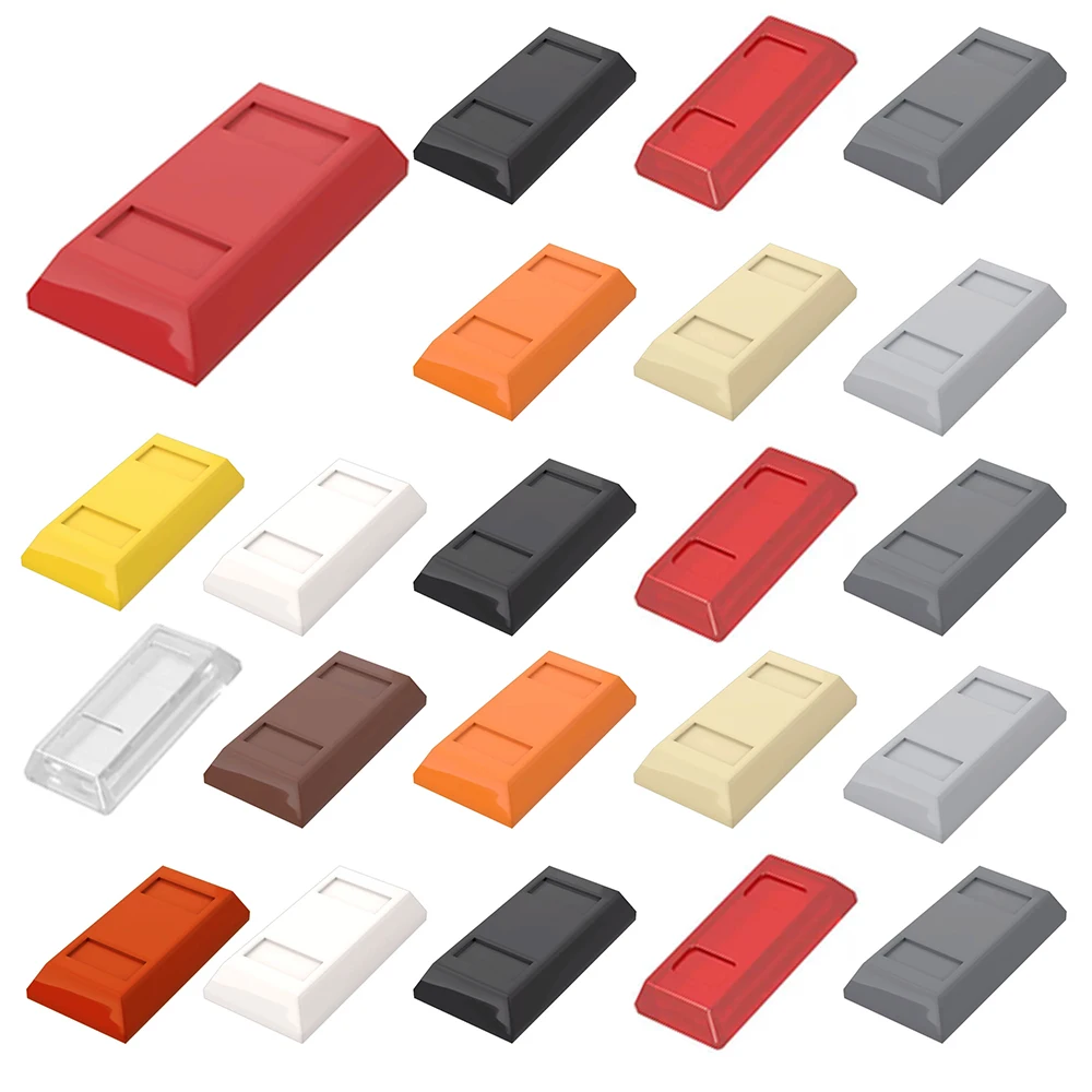 

60pcs 99563 Tile Special 1 x 2 Ingot Bar Buildings Blocks Toys For Children Compatible Educational DIY MOC Bricks Assembled