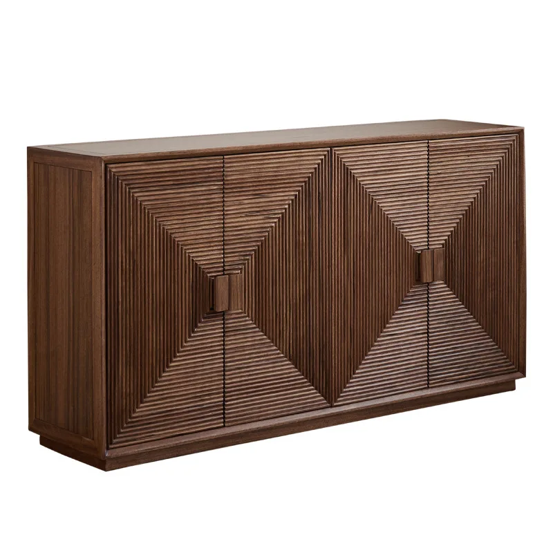 

Vintage American black walnut shoe cabinet