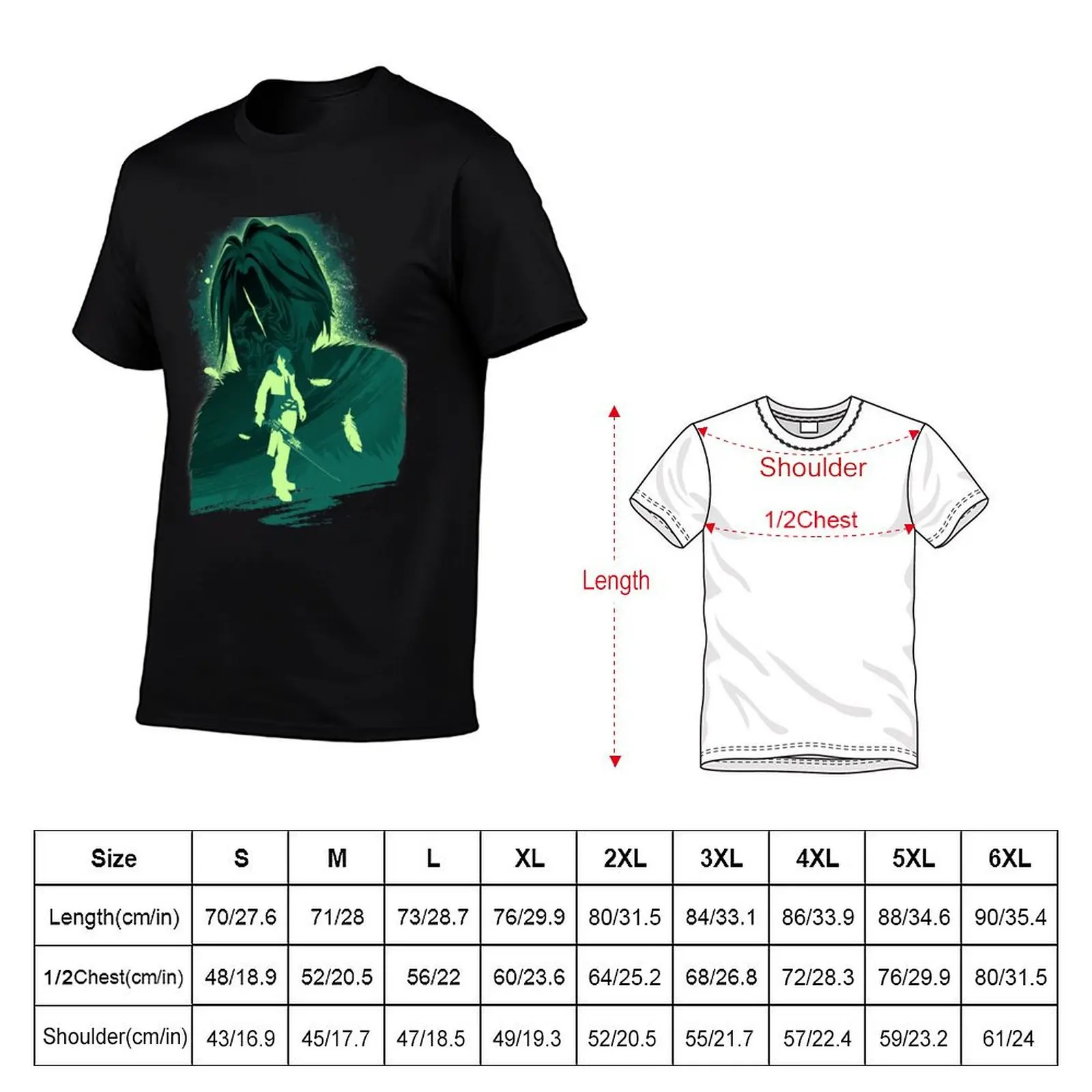 SeeD mercenary Green T-Shirt Sporty Breathable Short Sleeve T-Shirt