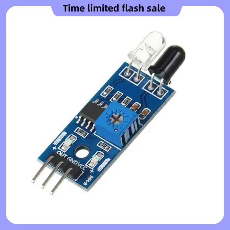 

A40T 10Pcs Intelligent Car Infrared Obstacle Avoidance Sensor Module Infrared Tube Module Photoelectric Reflection Sensor