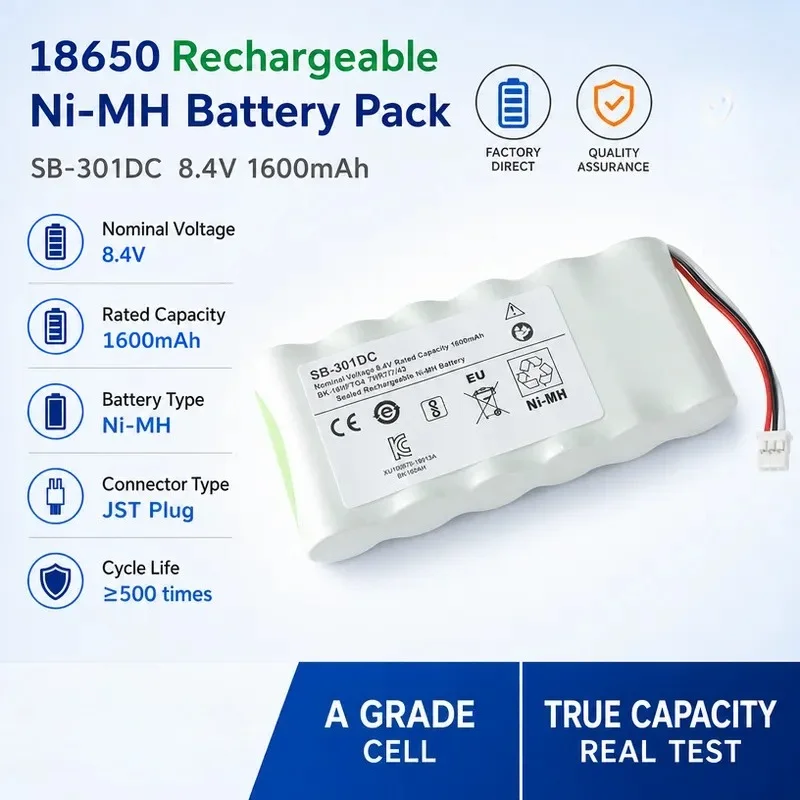 Replacement Battery SB-301DC for NIHON KOHDEN Photoelectric ECG-3150 Electrocardiograph Factory Direct Sales High Quality