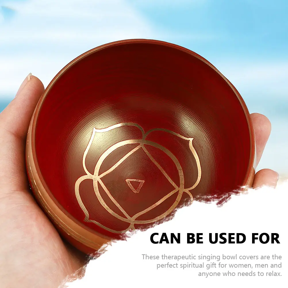 

Copper Craft Yoga Sound Bowl Prayer Singing Decor Cleansing Wood Hand Making Bowls