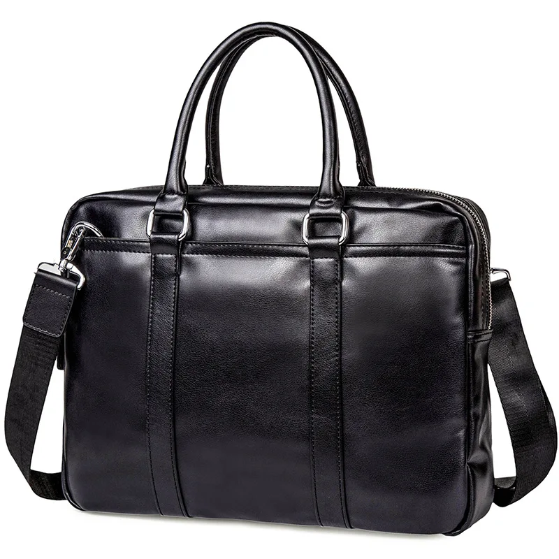 New Arrival Business Men Briefcase Tote Bag PU Leather Laptop Bag Briefcase Male Luxury Designer Office Shoulder Bags