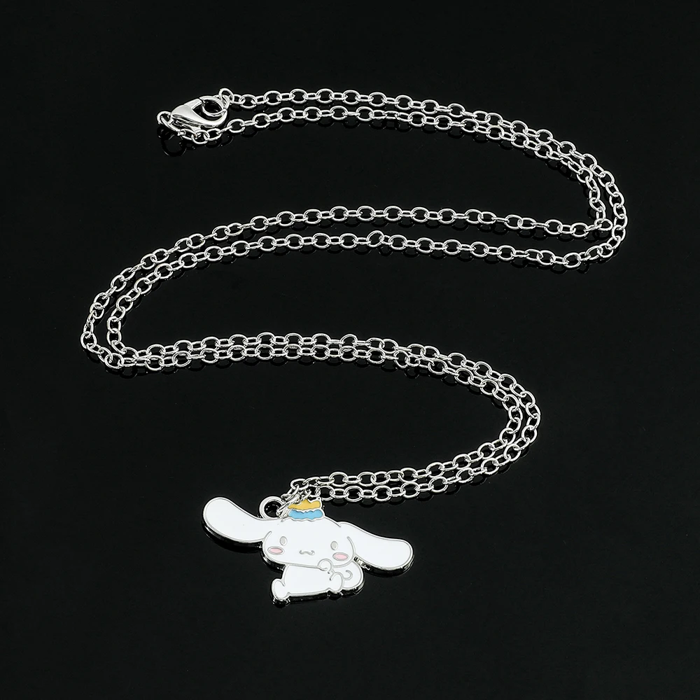 Sanrio Kawaii Cinnamoroll Necklace Cute Baby Cinnamoroll Pendant Neck Chain for Women Jewelry image 6