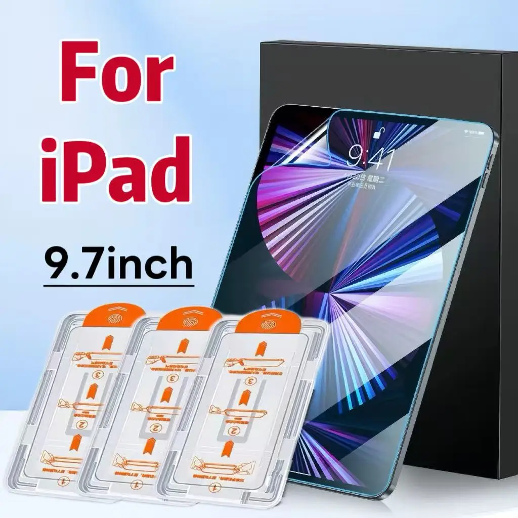 

High-Definition Tempered Glass Screen Protector for iPad 9.7-inch Series, 3-Pack