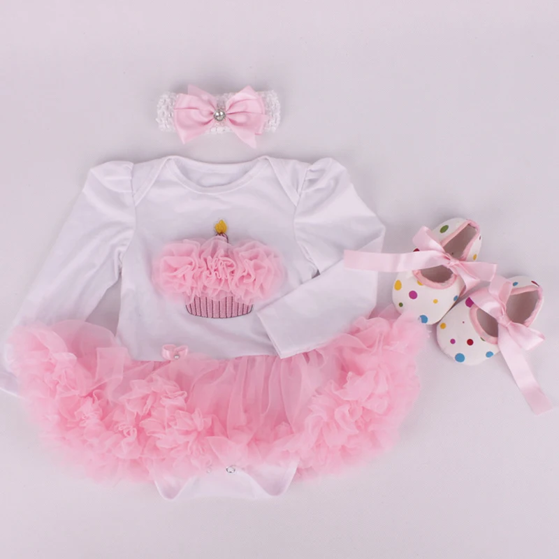 0-2Y 3pcs Girl Baby Summer Suit Novelty Costume Newborn Clothing Sets Bebe Dress Toddler Clothes Party Cosplay Gift 3 6 9 12 18M