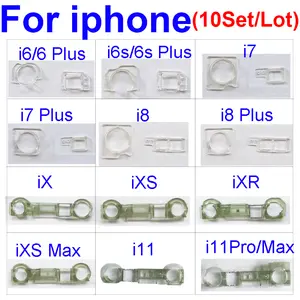 Bilashmart 10set/lot Front Camera Proximity Sensor Plastic Bracket Ring Cap Holder iPhone 11 Pro Max X XR XS 6 6S 7 8 Plus 5 5S 5C 4 4s