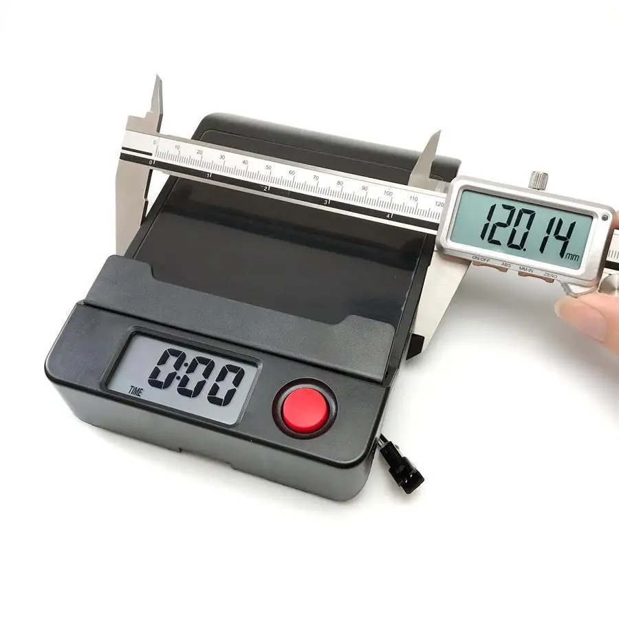 Compatibility With Gym Equipment Black LCD Counter Display Portable Workout Accessory Precise Counting Mechanism