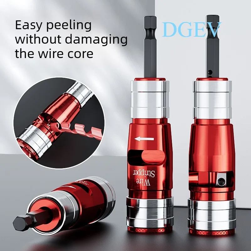pelacables rapido para electricistas dgev taladro electrico pelacables multifuncional herramienta para retorcer cables