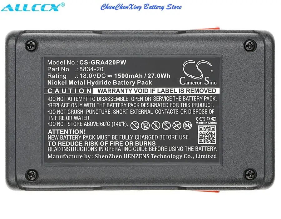 Cameron Sino 1500mAh Battery for Gardena 648844, 648872, EasyCut 42,EasyCut 42 Accu, SmallCut 300 Turbotrimmer SmallCut 300 Accu