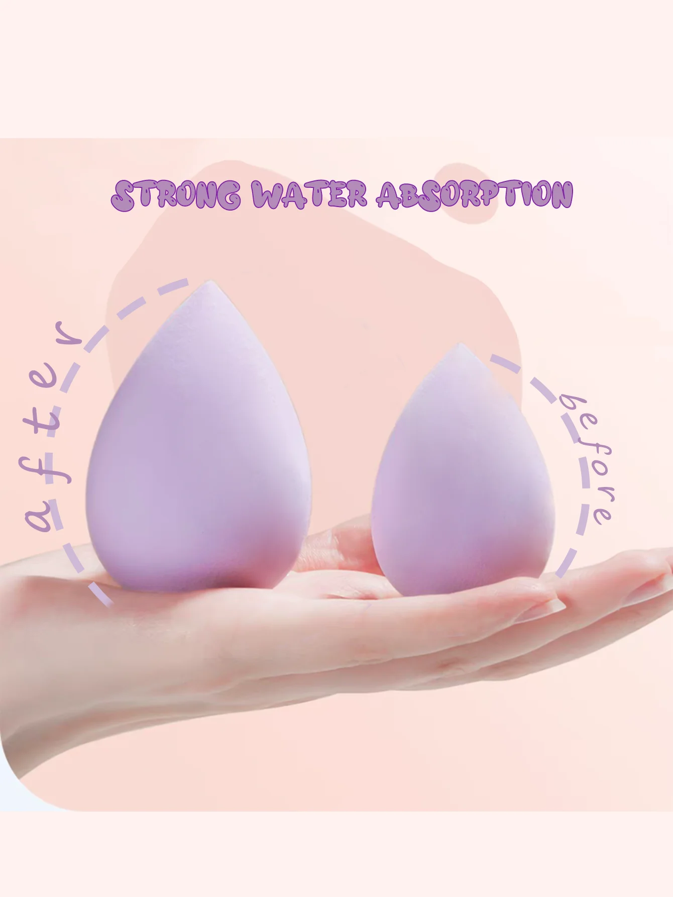 ที่คาดผมลําลอง + พัฟแป้งพิมพ์ลาย ชุด 3-12-19 ชิ้น อุปกรณ์แต่งหน้าอเนกประสงค์ เหมาะสําหรับทุกสภาพผิว