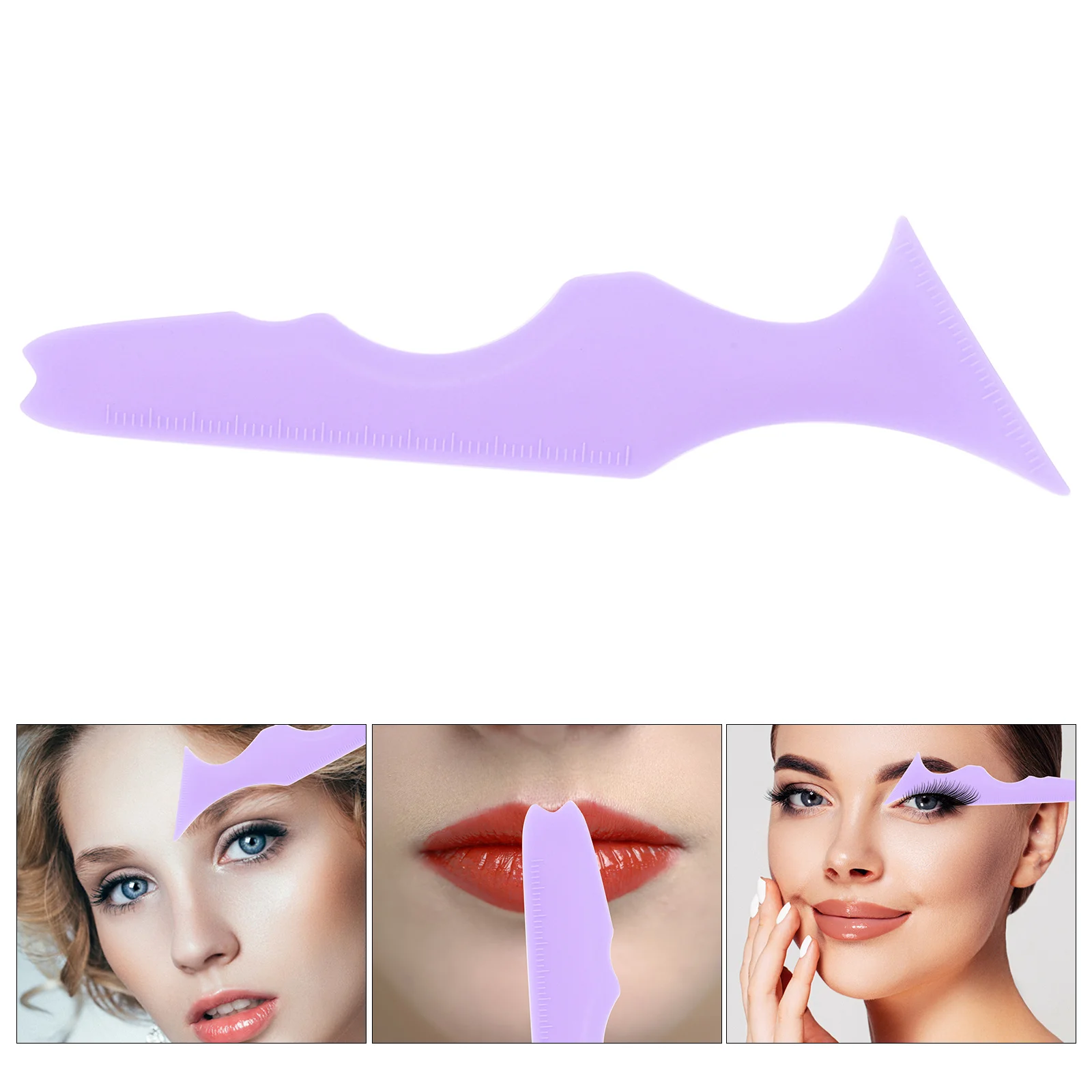 Eyeliner multifonction en Silicone, outil de dessin de cils, rouge à lèvres, outil de maquillage, applicateur de Mascara, fournitures de maquillage pour les yeux réutilisables