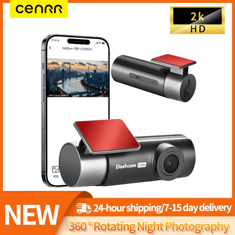 

4K Dash Cam Front Cam HD Built-in Car DVR Car Night VisionCamera Recorder Support 24H Parking Guard WIFI Video Recorder