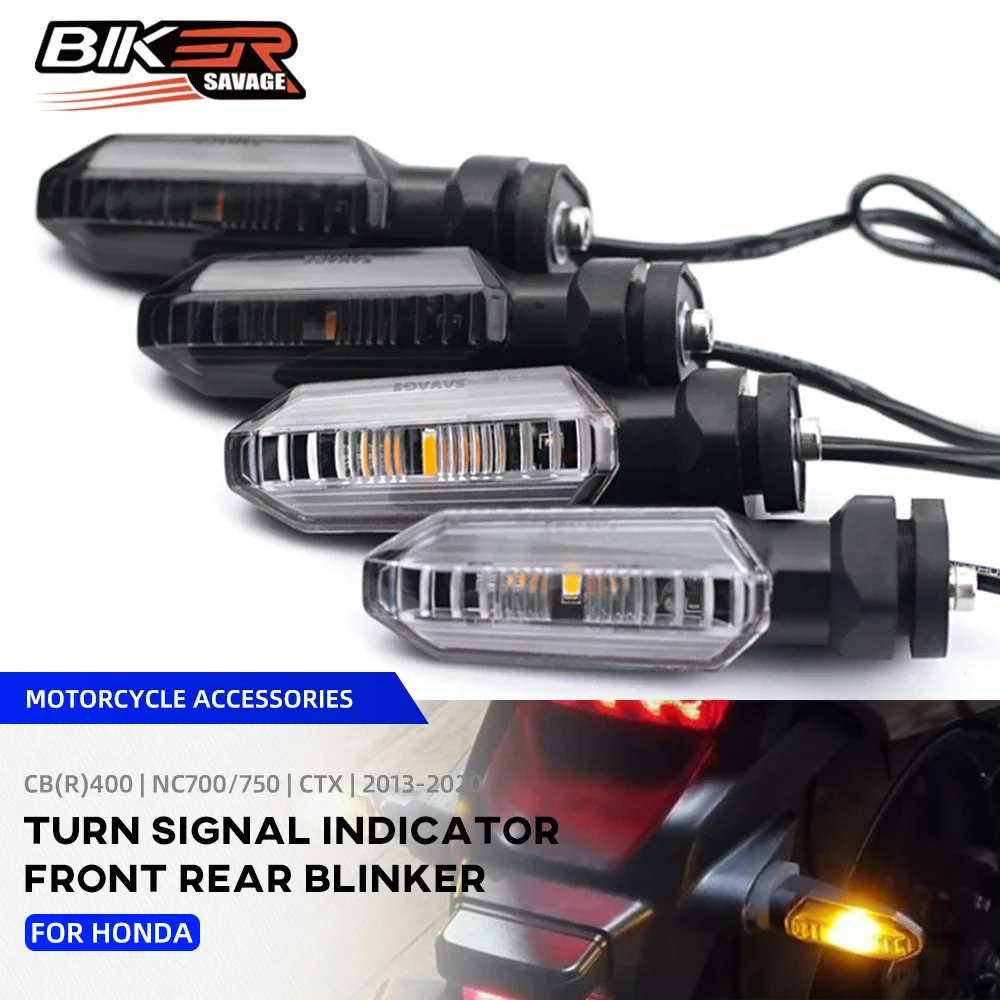 

LED Turn Signal Light Motor For HONDA CBR 400 500 R/F/X 600RR 650R NC700 NC750 S/X/DCT CTX700 Motorcycle Indicator Lamps Blinker