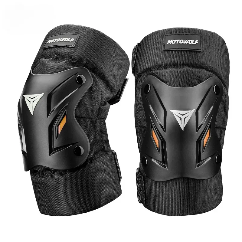 Two-piece protective gear set is suitable for outdoor sports motocross riding elbow pads and knee pads