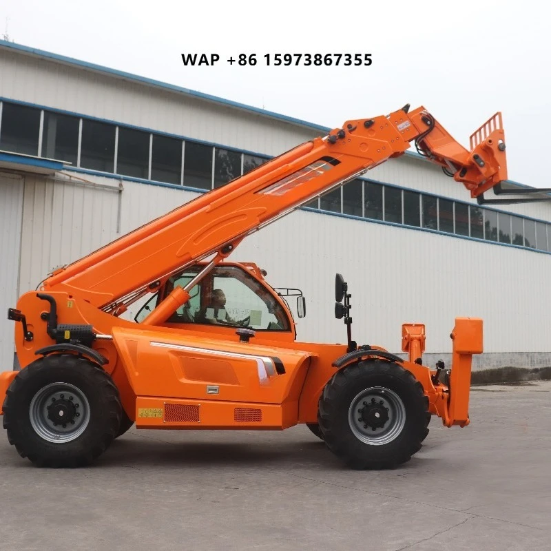 Factory Direct Sales 5Ton Telehandler Fork Lift Telescopic Mini Articulating Small Wheel Loader