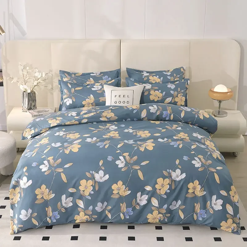 Warm Soft Duvet Covers for Spring Summer Spring Winter Are Suitable for Home Use Hotels Apartments Adult Bed Sack Plant Patterns