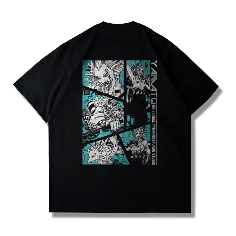 Japanese Anime ONE PIECE ONE PIECE Short-sleeved T-shirt Summer Loose Tide