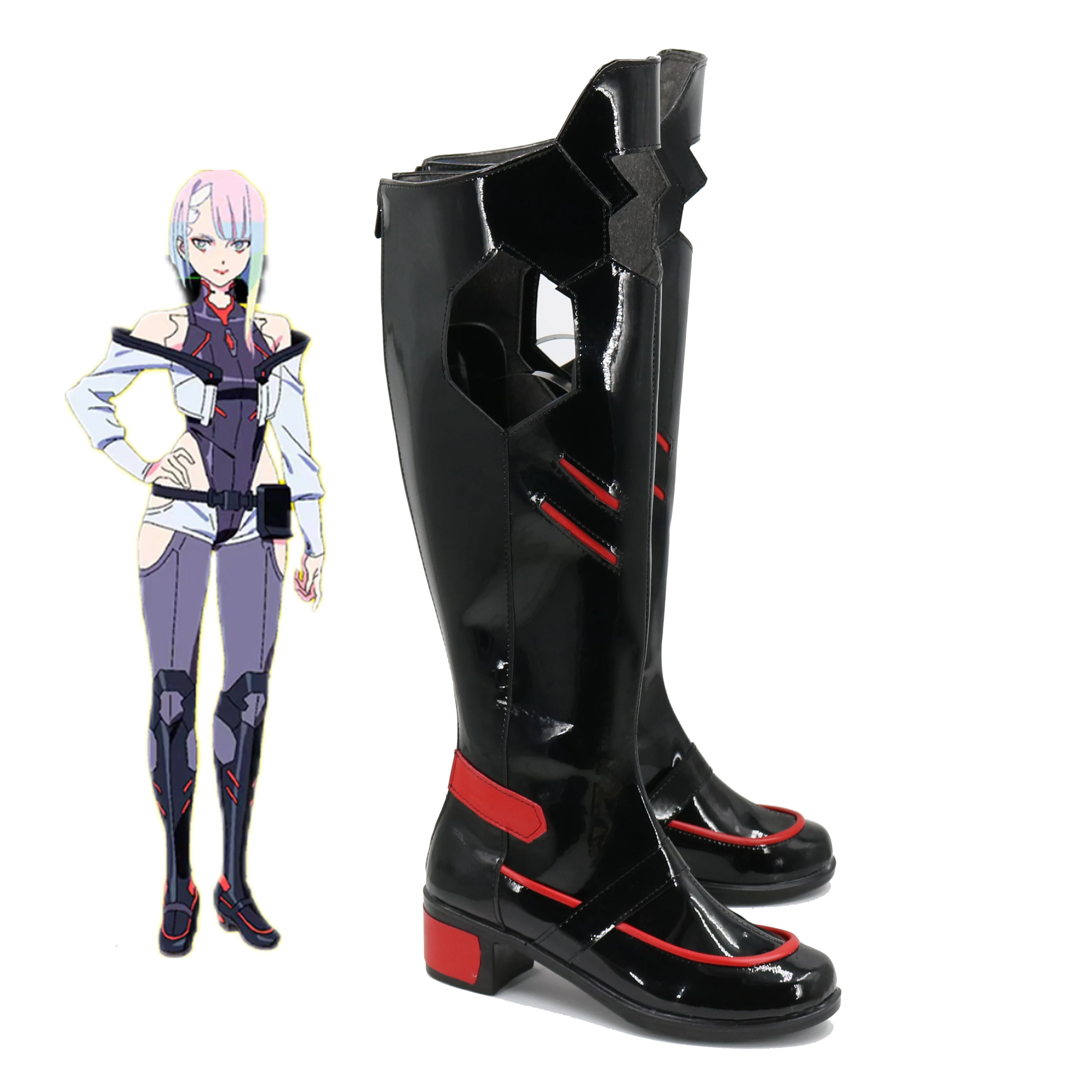 Buty Lucy Cosplay Anime Damskie Rekwizyty Edgerunners Buty Unisex Wykonane na Zamówienie Buty Lucy