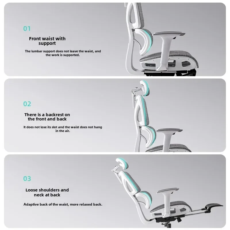 Ergonomic Chair Waist Protection Computer Chair  Office Seat