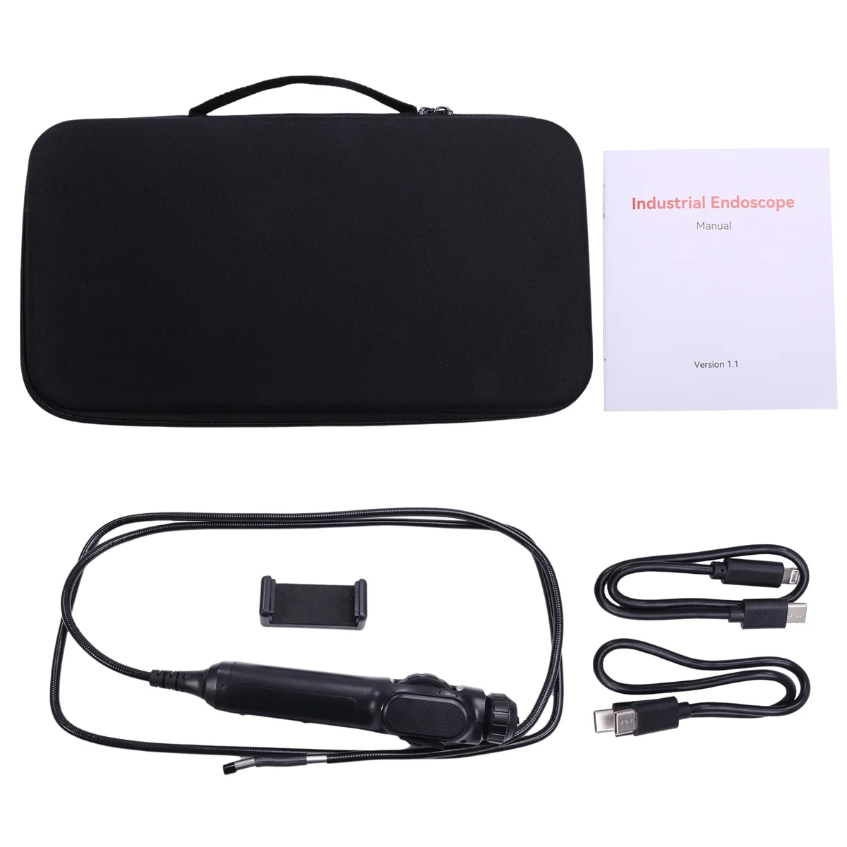 with 8mm Articulating Camera 1080 Two-Way Articulating Borescope Cars Inspection for IOS Android 2M