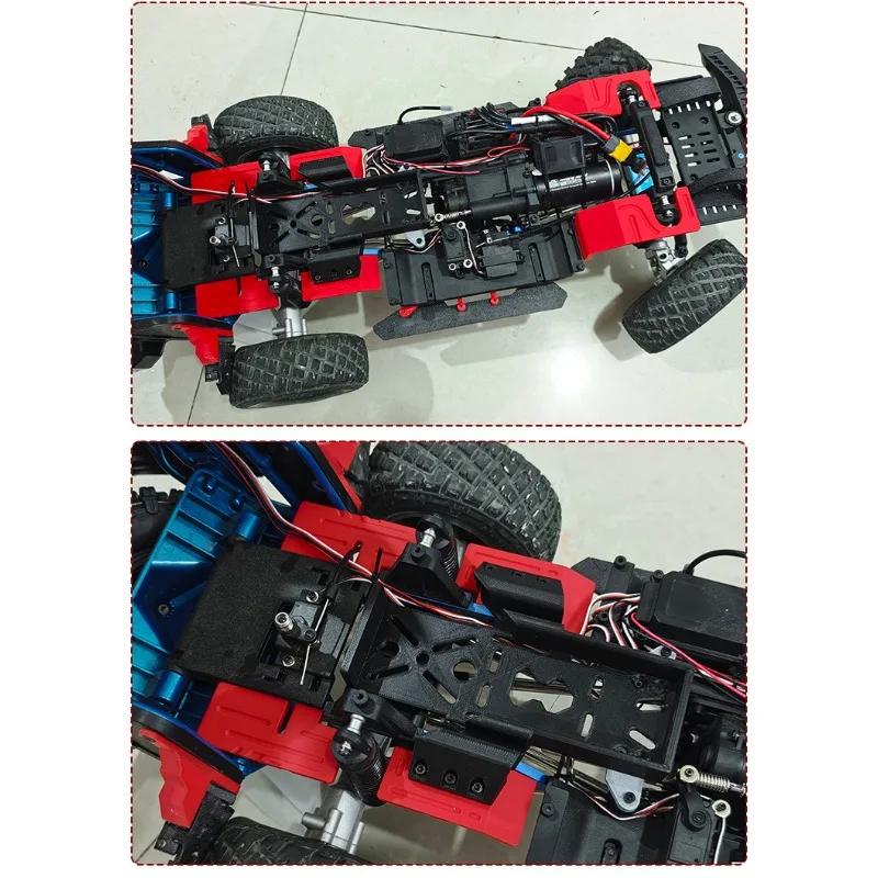 

MJX H8P 1/8 RC Bronco Crawler Sand Guard & Mudguard Set with Rear Battery Tray - Direct Fit Upgrade Accessories Parts