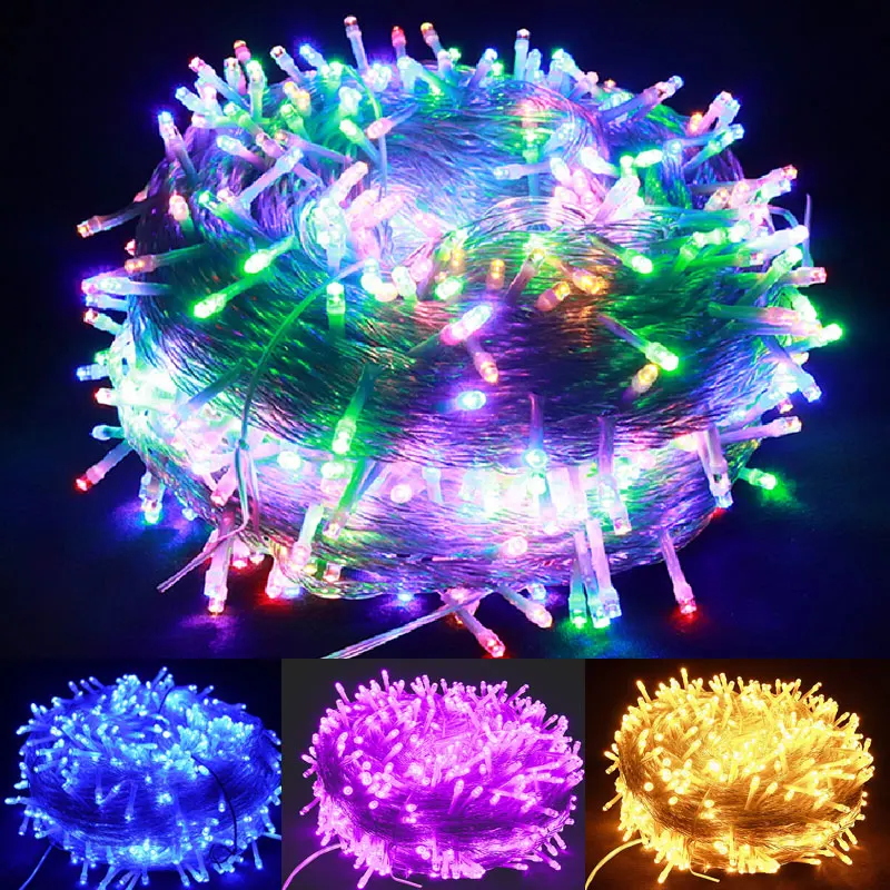 

Holiday Lighting Lamp String Home Led Party Light Christmas Decorations for Home 10M Outdoor Waterproof Lamp String