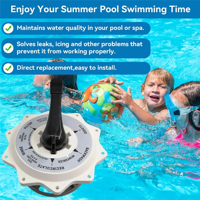 270067 2-Inch Top Valve Assembly  For Pentair Hiflow Top And Side Mount Pool/Spa Multi-Port Valves-Hot