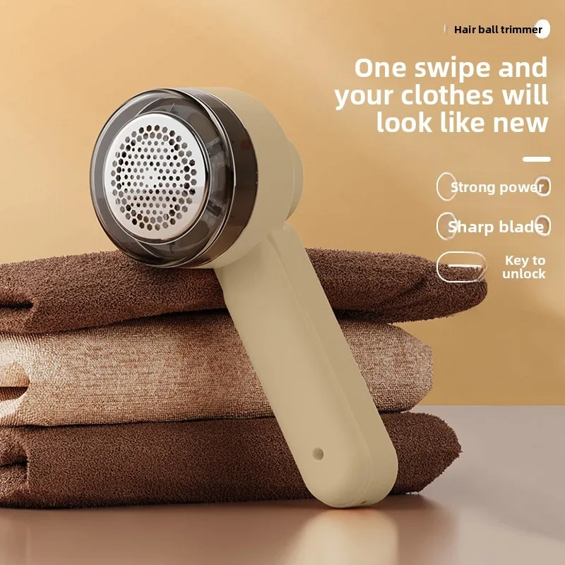 

New Fabric Lint Remover with LED Display USB Rechargeable Sweater Shaver Trimmer for Household Clothes Hair Ball
