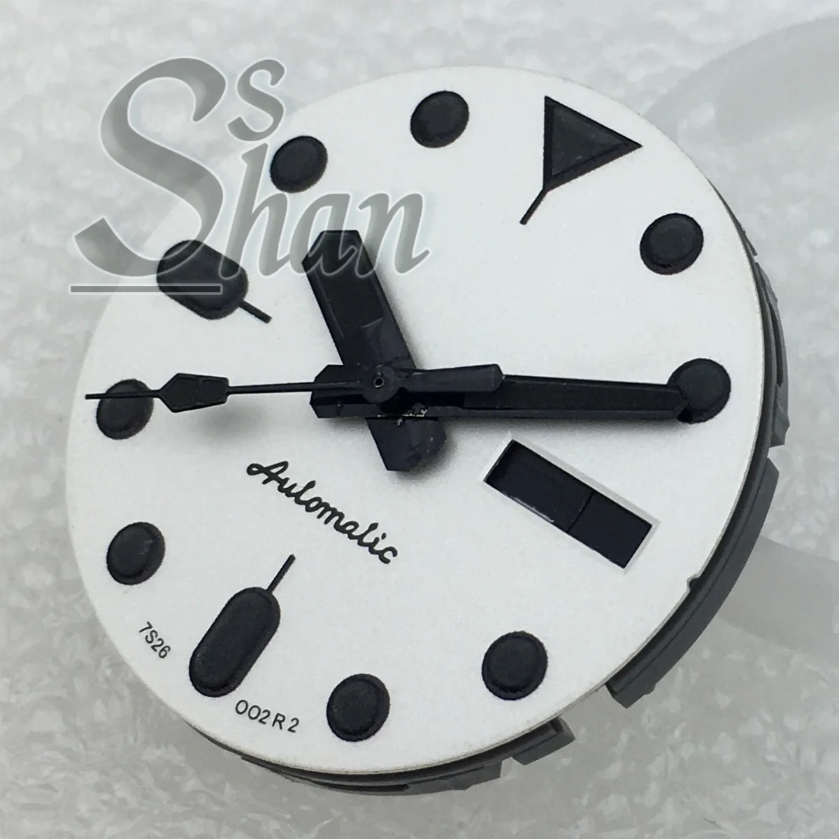 

NH36 29mm black and white dial C3 green luminescent suitable for men's NH36 automatic movement watch repair parts