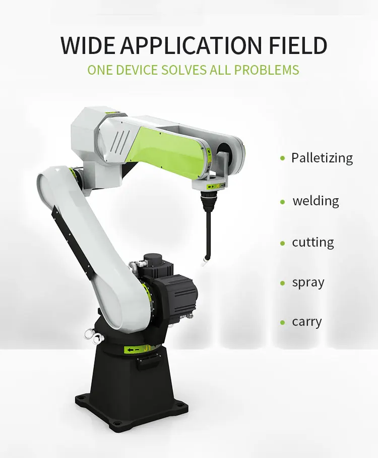 Hochpräzises automatisches Schweißgerät für industrielle Roboter mit Roboterarm, MIG-Schweißmodus, Stahlmaterial, unverzichtbare Motorpumpe