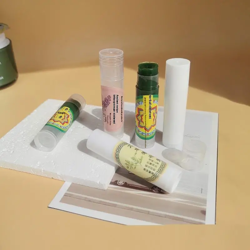 6 pezzi 5g rotondo tubo per rossetto con riempimento diretto a caldo contenitore per balsamo per labbra contenitore vuoto per rossetto confezione fatta in casa