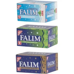 Falim Gum Set 3 Packs Sugar Free (Mastic Flavored, Mint, Carbonated) 100 pcs x 3 Boxes of 300 Gums