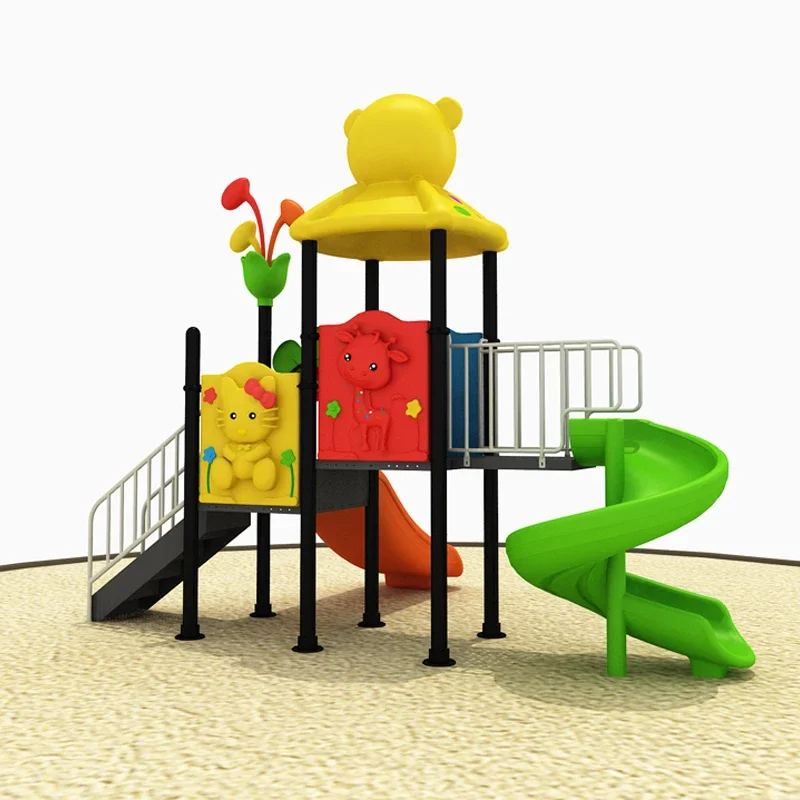 Outdoor Cheap Garden Small Playground Outdoor Playground with Slide All Weather for Open Spacespromote sales