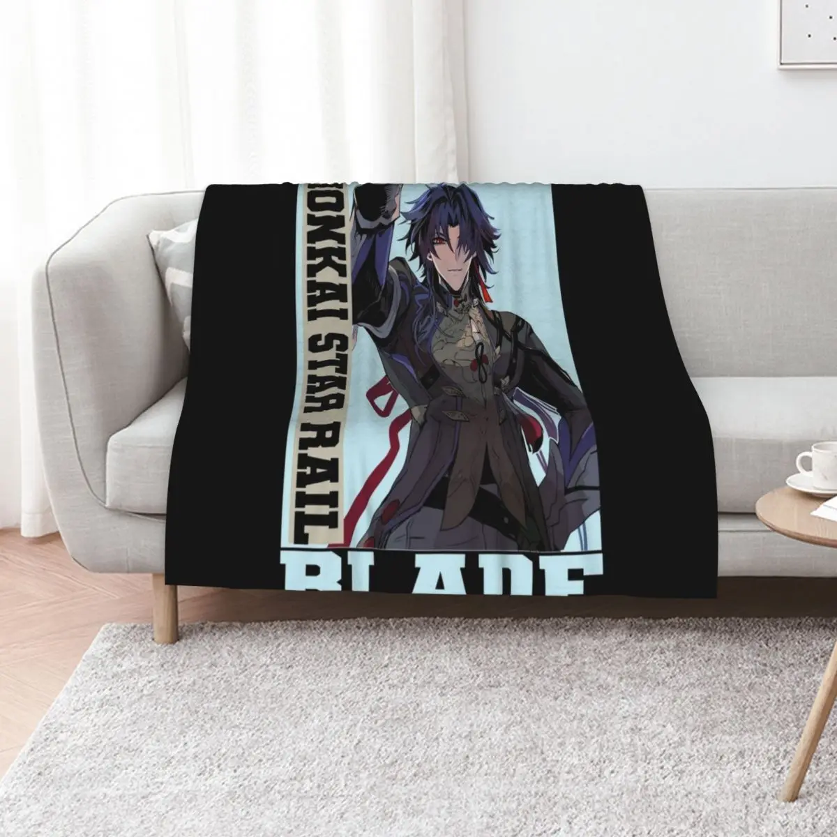 

Blade - Honkai Star Rail Throw Blanket warm for winter For Decorative Sofa Plaid Decoratives Blankets