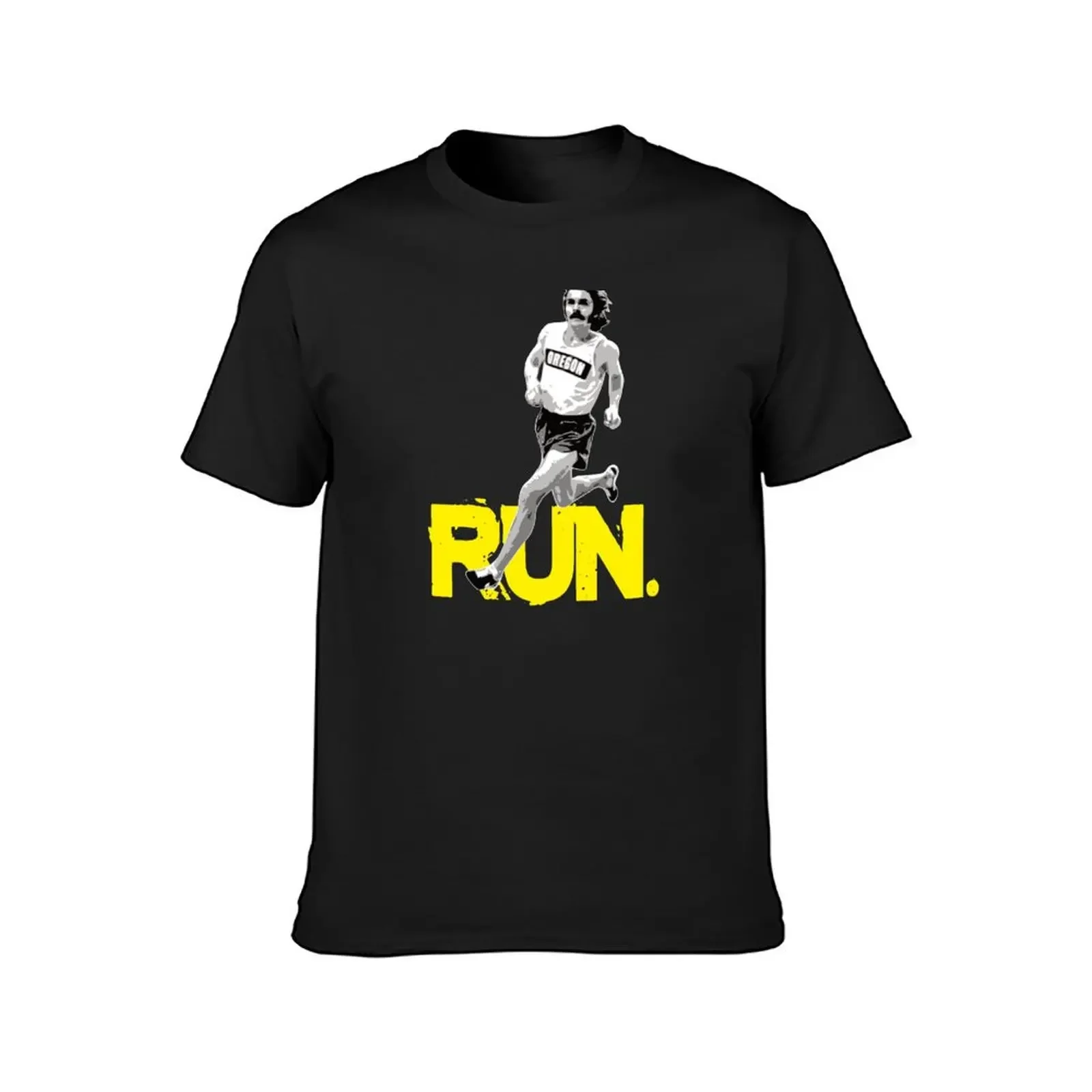 Steve Prefontaine - Run T-Shirt anime sweat t shirts men