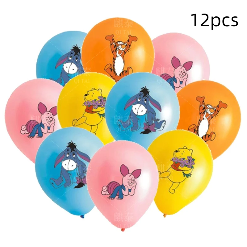 Anime Disney 12 piece/set balloon set birthday party decoration latex balloon party props