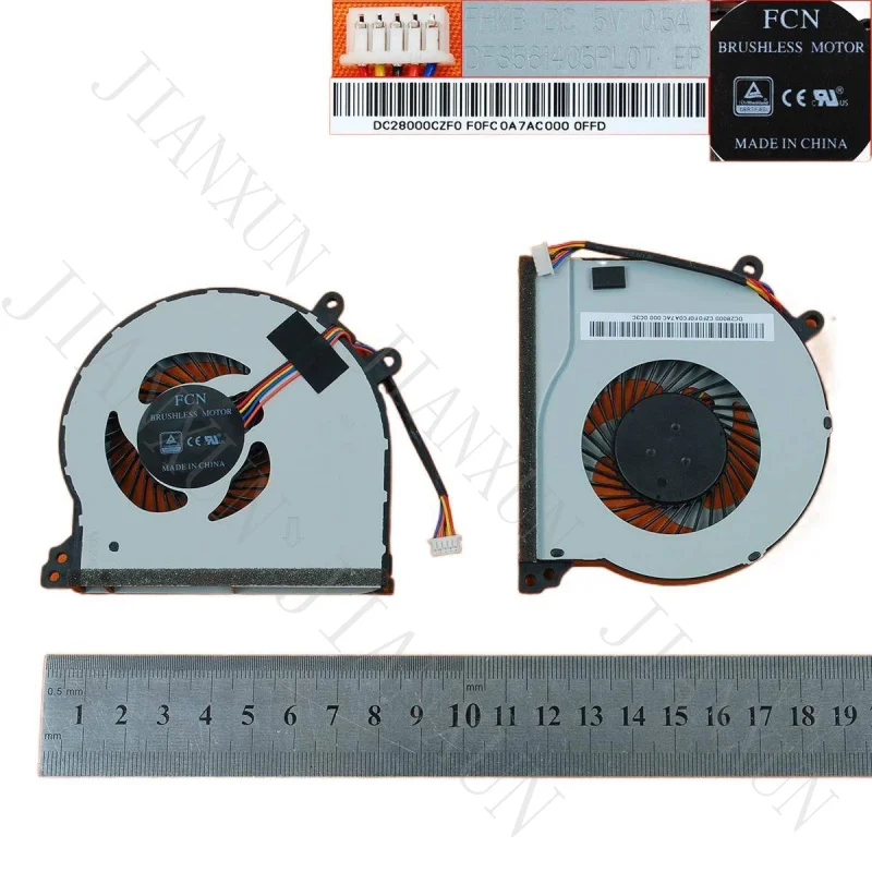 Ventilador de refrigeración de CPU para portátil S+Laptop para Lenovo IdeaPad serie 310 310-15ISK 310-15ABR