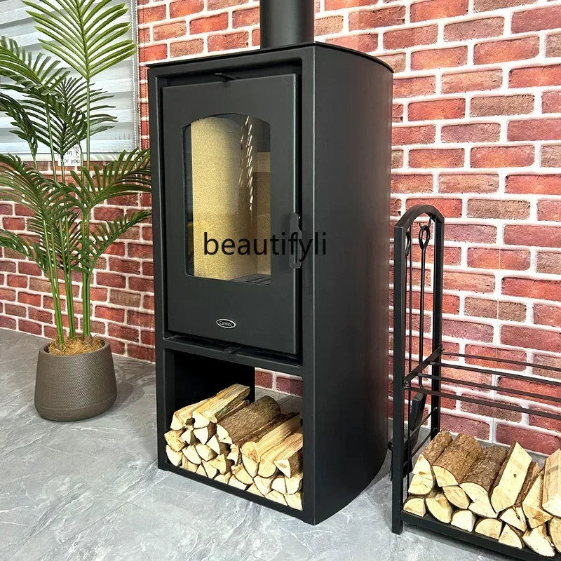 xx1Fireplace Real Fire Firewood Modern Family Villa Hotel B & B Rural Heating Independent Heating Furnace